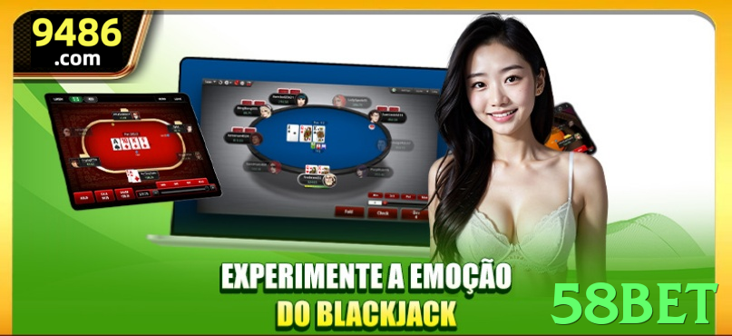 Imagem promocional da 58bet destacando a plataforma e seus benefícios. - go