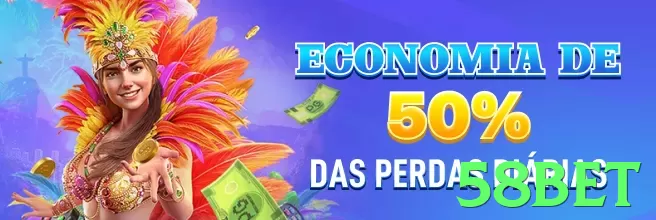 Imagem promocional da 58bet destacando a plataforma e seus benefícios. - go