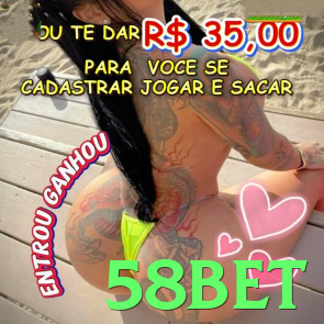 Imagem promocional da 58bet destacando a plataforma e seus benefícios. - apk