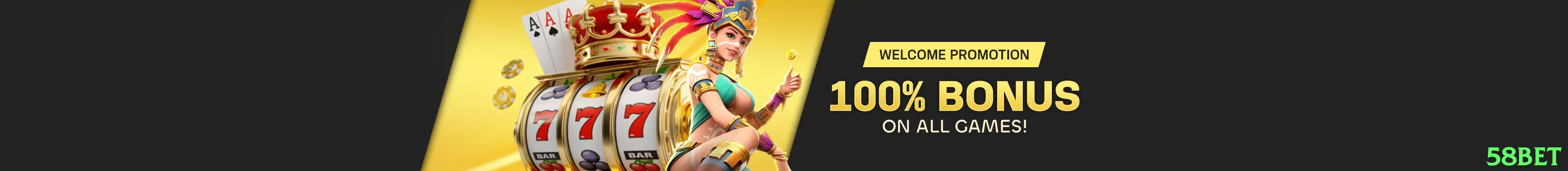 Imagem promocional da 58bet destacando a plataforma e seus benefícios. - pk