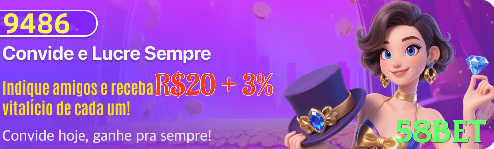 Imagem promocional da 58bet destacando a plataforma e seus benefícios. - vip