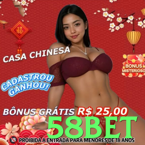 Imagem promocional da 58bet destacando a plataforma e seus benefícios. - apk