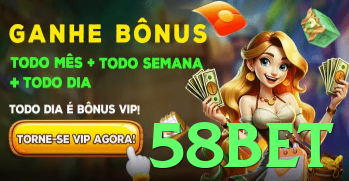 Imagem promocional da 58bet destacando a plataforma e seus benefícios. - pk
