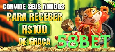 Imagem promocional da 58bet destacando a plataforma e seus benefícios. - pk
