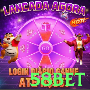 Imagem promocional da 58bet destacando a plataforma e seus benefícios. - game
