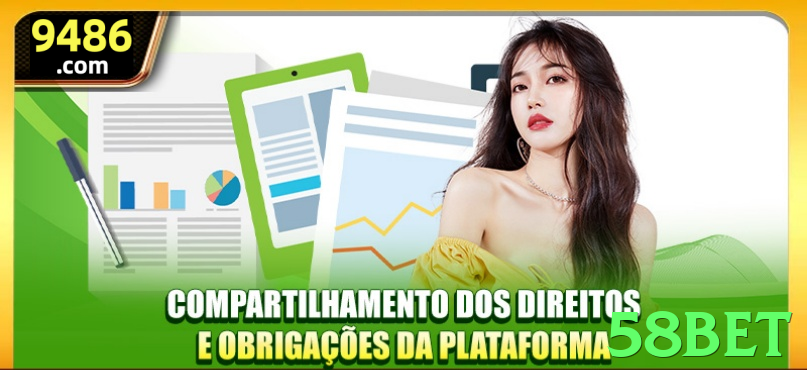 Imagem promocional da 58bet destacando a plataforma e seus benefícios. - pk