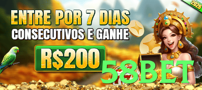 Imagem promocional da 58bet destacando a plataforma e seus benefícios. - pk