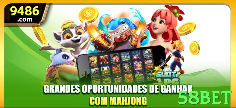 Imagem promocional da 58bet destacando a plataforma e seus benefícios. - vip