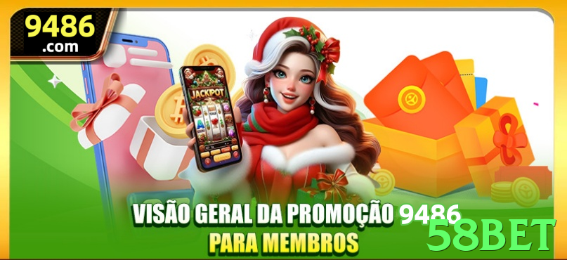 Imagem promocional da 58bet destacando a plataforma e seus benefícios. - vip