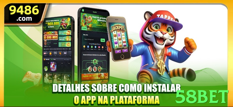 Imagem promocional da 58bet destacando a plataforma e seus benefícios. - vip