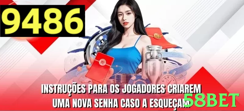 Imagem promocional da 58bet destacando a plataforma e seus benefícios. - pak