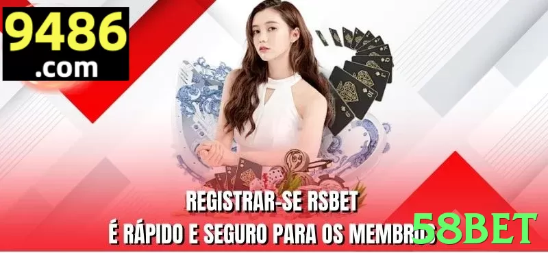 Imagem promocional da 58bet destacando a plataforma e seus benefícios. - app