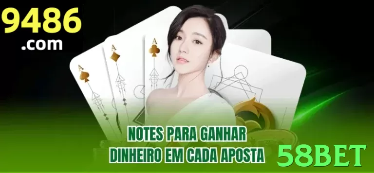 Imagem promocional da 58bet destacando a plataforma e seus benefícios. - pk