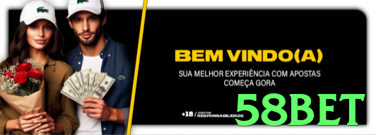 Imagem promocional da 58bet destacando a plataforma e seus benefícios. - game