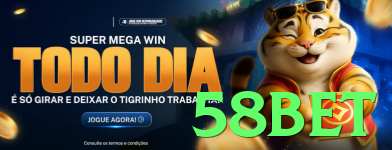 Imagem promocional da 58bet destacando a plataforma e seus benefícios. - game