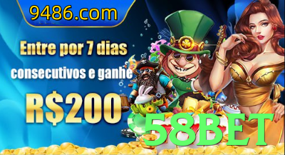 Imagem promocional da 58bet destacando a plataforma e seus benefícios. - pk