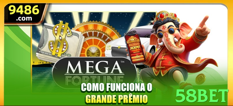 Imagem promocional da 58bet destacando a plataforma e seus benefícios. - go