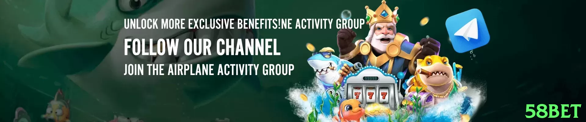 Imagem promocional da 58bet destacando a plataforma e seus benefícios. - vip