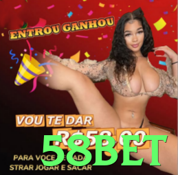 Imagem promocional da 58bet destacando a plataforma e seus benefícios. - vip