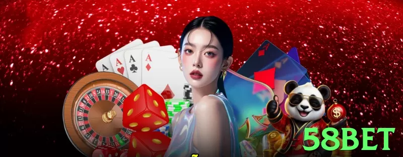 Imagem promocional da 58bet destacando a plataforma e seus benefícios. - apk